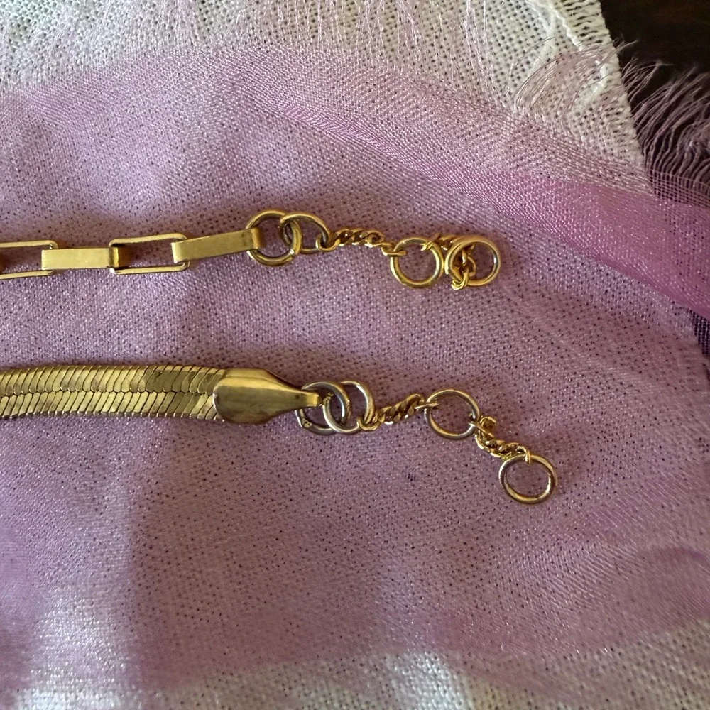 Madewell Gold Bracelet Set - Picture 3 of 5